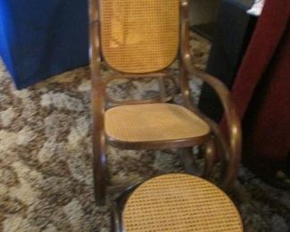 Bentwood Rocker & Footstool