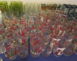 Holly Hobby Christmas Glasses Array