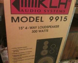 Speakers Model 9915 Vintage NIB