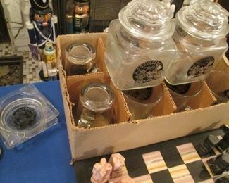 Vintage A.J. Bayless Apothecary Jars