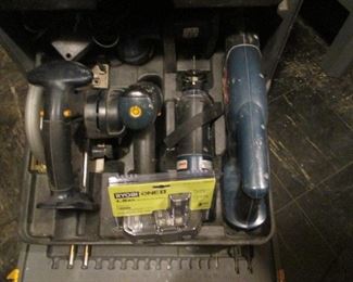 Ryobi (new battery is at check out)