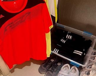 Athletic pants & light Tops