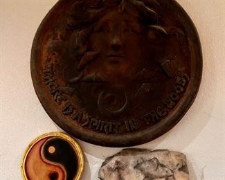  Very Large ‘Spirit of the woods’ Wall piece heavy