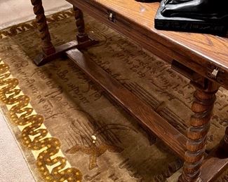 Various Area Rugs…Table Closed to 20” wide
