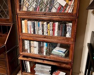 (2) Lawyer Style Bookshelves …Various Books