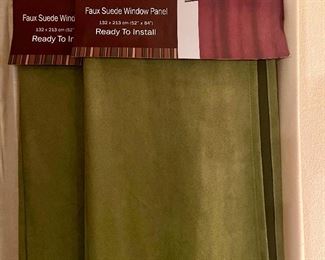  (2) new drape panels