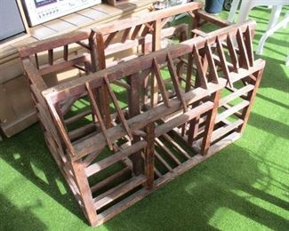 Antique Salesman's Barn Frame Display