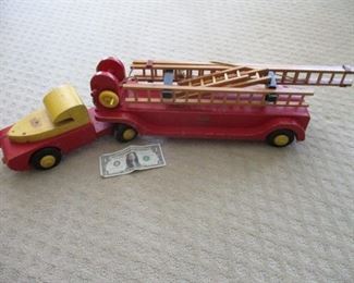 1940's Buddy L - Hook and Ladder Truck