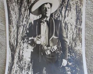Cisco Kid Photograph  (Signed by the Kid) 