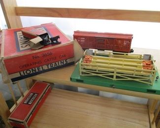Lionel #3656 Operating Cattle Car