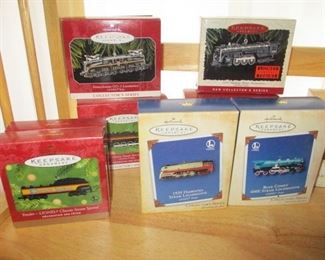 Hallmark Train Ornaments