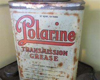 Vintage Polarine Grease Can