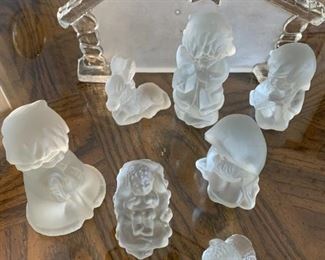 Goebel glass nativity set