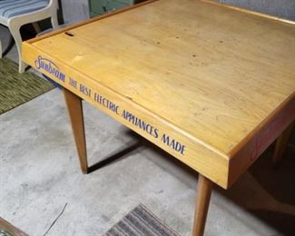 Vintage Advertising table