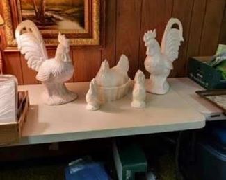 Ceramic Roosters