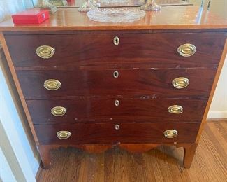 Antique New England chest of drawers