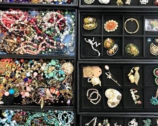 Vintage costume jewelry