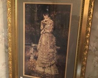 This house is full of framed prints - many similar to this!