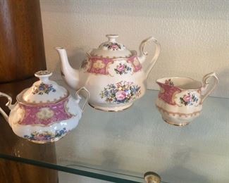 Royal Albert "Lady Carlyle" 3 pc set