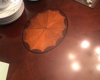 table top inlay detail