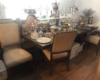 And we have another large dining table & chairs