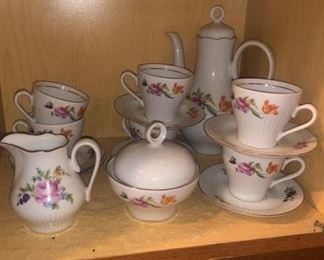 Jumenau Henneberg tea set - Germany