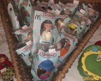 Mc Donalds Madame Alexander dolls in packages