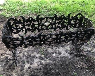 Vintage cast iron planter