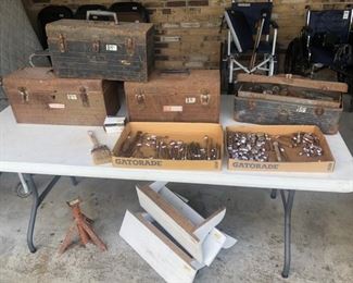tool boxes and sockets