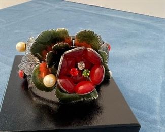 Phillip Ferrandis bracelet enamel/semi precious stones $185.00