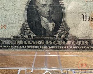 1907 $10 Gold Certificate