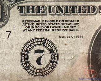 1928 $100 Gold Certificate(s)