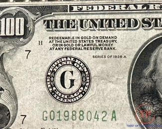 1928 $100 Gold Certificate(s)