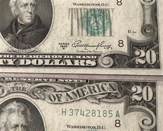 $20 Consecutive Bills - Set of 4
