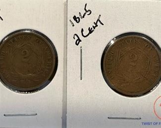 1865 2 Cent Piece(s)