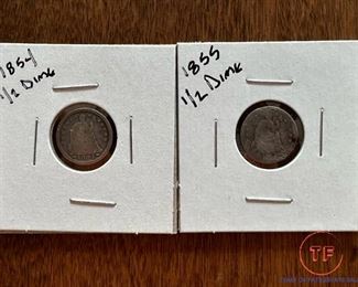 Seated Liberty HALF Dime(s)