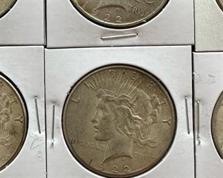 SILVER Peace Dollars