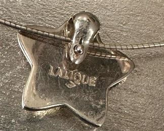 LALIQUE Sterling Silver Necklace