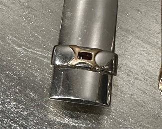 STERLING and GOLD Money Clip