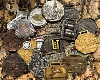 LARGE Collection of Vintage Pocket Watch FOBS