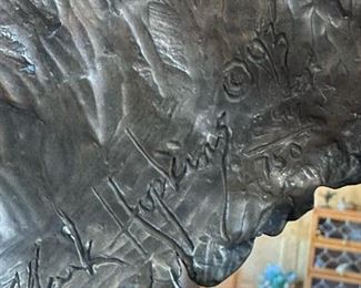 MARK HOPKINS “Ancient of Days” Signed Bronze Sculpture - Limited Edition (254 / 750)