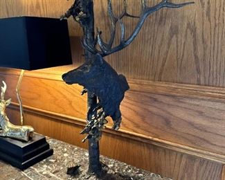 MARK HOPKINS “Among the Aspens” Signed Bronze Sculpture - Limited Edition (111 / 450)