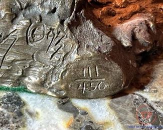 MARK HOPKINS “Among the Aspens” Signed Bronze Sculpture - Limited Edition (111 / 450)