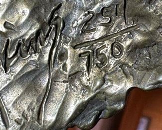 MARK HOPKINS “Ancient of Days” Signed Bronze Sculpture - Limited Edition (254 / 750)