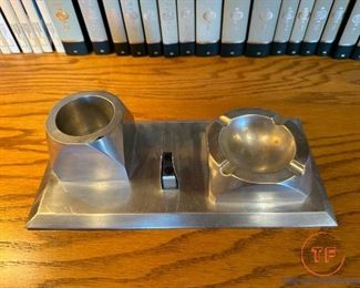 1940's BOYS TOWN Buchhof (Germany) Aluminum Milled Smoker's Ashtray
