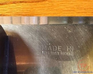 1940's BOYS TOWN Buchhof (Germany) Aluminum Milled Smoker's Ashtray