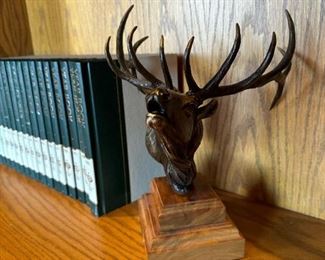"Bugle Boy" Elk Bronze by JOHN LOPEZ