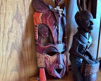 Hand Carved African Mask