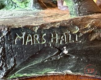 Austin Productions Cowboy Sculpture signed "Marshall"