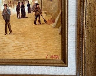 Original Oil on Canvas Signed E MAAS